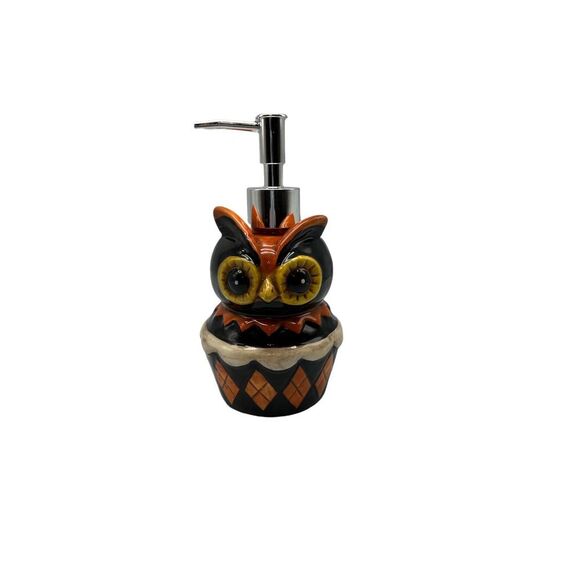 Johanna Parker Halloween Owl Soap Dispenser - Picture 1 of 2